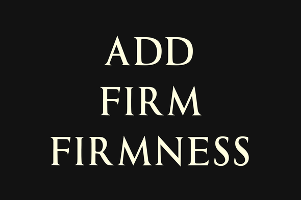 Add Firm Firmness