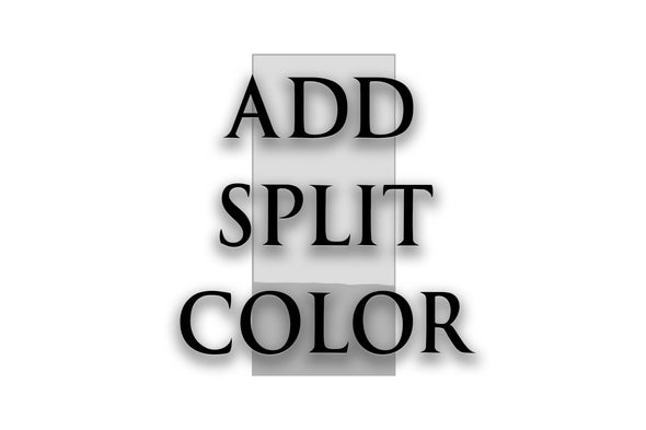 Add Split Coloration